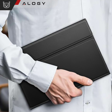 Etui z klawiaturą do Lenovo Tab K11 K11E 11” M11 10.95" TB330FU / TB330XU / TB331FC klawiatura Bluetooth case Alogy Czarne