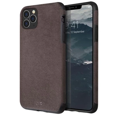 UNIQ Etui Sueve iPhone 11 Pro Max taupe warmgrau