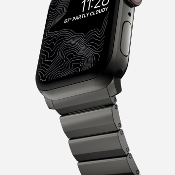 Bransoleta Steelband pasek do Apple Watch 4 / 5 / 6 / 7 / 8 / 9 / Se / Ultra 1 / 2 (42 / 44 / 45 / 49 Mm) Black