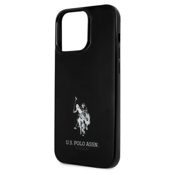 Etui na telefon US Polo hardcase Horses Logo  iPhone 13 Pro / 13 6,1" czarny/black 