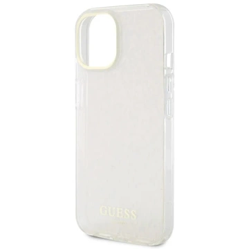 Etui Guess GUHCP15SHDECMP für iPhone 15 6,1" rot/rosa Hardcase IML Faceted Mirror Disco Iridescent