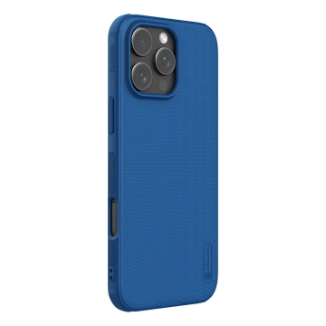 iPhone 16 Pro Hülle Nillkin Magnetic Frosted Shield Blau