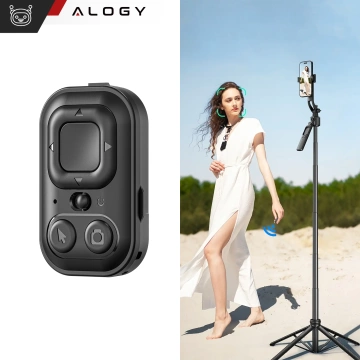 Kijek Selfie Stick Quadrapod Alogy TrackPod 2w1 z uchwytem na telefon i mocowaniem 1/4 Funkcja śledzenia twarzy  kompatybilny z iPhone Android