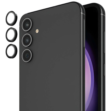 Szkło do Samsung Galaxy S24 osłona na aparat obiektyw 3mk Lens Protection Pro Black nakładka ochronna