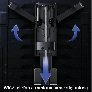 USAMS Uchwyt do kratki wentylacyjnej Gravity czarny/black ZJ058ZJ01 (US-ZJ058)