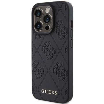 Oryginalne Etui GUESS Hardcase GUHCP15LP4EPMK do iPhone 15 PRO (Quilted 4G Classic / czarny)