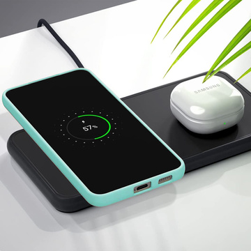 Schutzhülle für Alogy Thin Soft Case für Samsung Galaxy S22 Plus Türkis