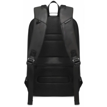 Plecak wodoodporny Bange torba na laptopa 15.6" akcesoria podróżny 48x30x12.5 cm do pracy szkoły samolotu męski damski USB i USB-C Czarny