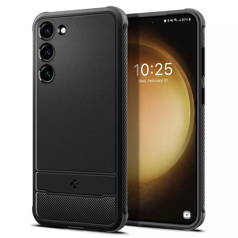 Etui na telefon Spigen Rugged Armor obudowa ochronna do Samsung Galaxy S23 Matte Black