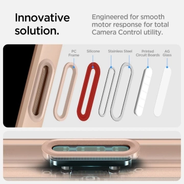 iPhone 16 Pro Spigen Ultra Hybrid „T“ Mag MagSafe Hülle Rosa