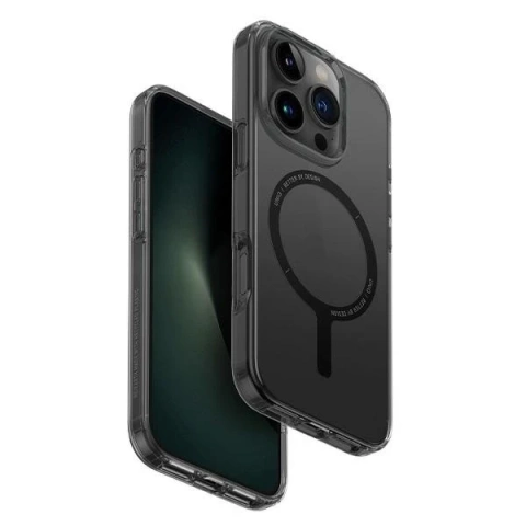 Etui UNIQ Clario do iPhone 16 Pro Max MagClick Dymne Półprzezroczyste