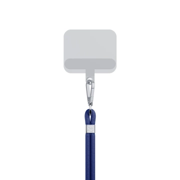 Universelles Smartphone-Lanyard 3mk EasyClip Dunkelblau (Silber)