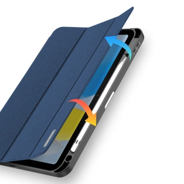 Dux Ducis Domo etui iPad 11" 2025 (11gen.) / 10.9'' 2022 (10gen.) pokrowiec smart cover podstawka niebieskie