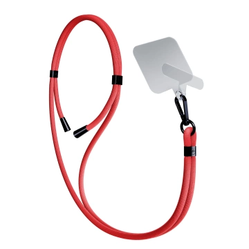 Uniwersalna smyczka do smartfona 3mk EasyClip Red (black)