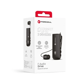 Bezprzewodowa słuchawka bluetooth 5.3 Forcell F-Audio Drive EarBud czarna Black