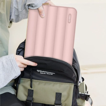 Etui Tech-Protect Puffy 13-14" Dusty Rose + Mini Pokrowiec