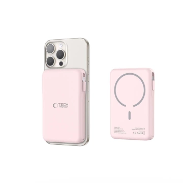 Powerbank MagSafe 10000mAh Tech-Protect PB31 LifeMag Różowy