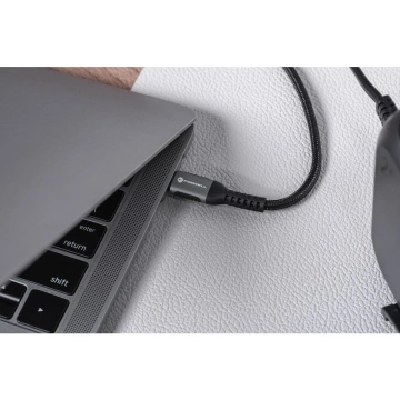 USB-C-Kabel auf USB-C Forcell 100 W 5 A QC 4.0 PD Nylon 3 m Laptop