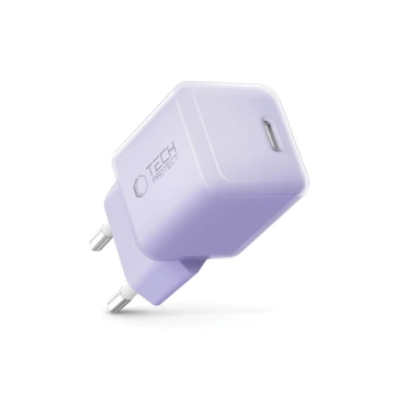 Ładowarka Sieciowa USB-C Tech-Protect NCM25 25W PD Fioletowa
