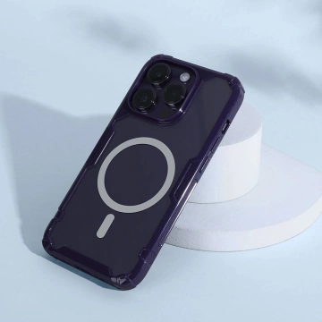 Nillkin Nature Pro Magnetische Panzerhülle mit MagSafe für iPhone 15 Pro – Weiß