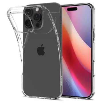Hülle für iPhone 16 Pro Spigen Liquid Crystal Schutzhülle für das Crystal Clear-Telefon