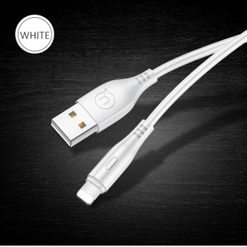 USAMS Kabel U18 Lightning 2A Schnellladung 1m weiß