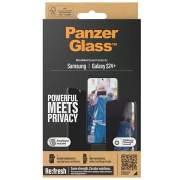 Szkło hartowane 5D do Samsung Galaxy S24+ SAFE by PanzerGlass Privacy