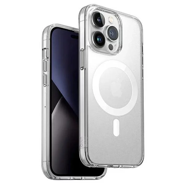 UNIQ Hülle LifePro Xtreme iPhone 14 Pro Max 6.7" Magclick Charging transparent/frostklar