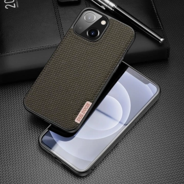 Dux Ducis Fino Schutzhülle mit Nylonmaterial bezogen iPhone 13 mini grün