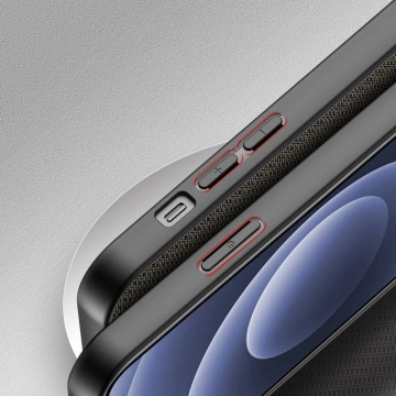 Dux Ducis Fino Schutzhülle mit Nylonmaterial bezogen iPhone 13 mini grün