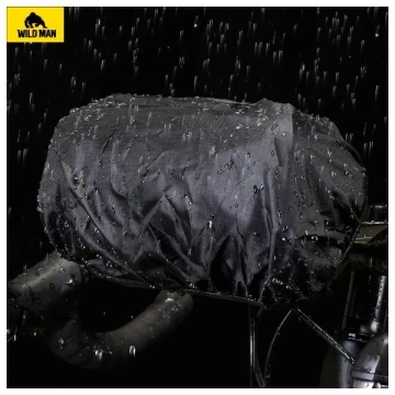 Torba na kierownicę rowerową Wildman GD7X Czarna Wodoodporna 1,5L