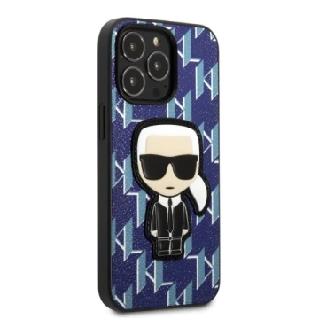 Etui Karl Lagerfeld KLHCP13XPMNIKBL do iPhone 13 Pro Max 6,7" hardcase Monogram Ikonik Patch