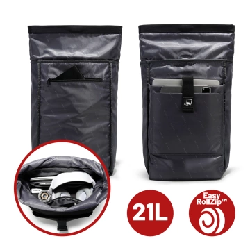 Bange wasserdichter Rucksack für 15,6-Zoll-Laptop, Stadtreisender, 45 x 30 x 16 cm, für Arbeit, Flugzeug, Herren, Damen, mit USB-Anschluss Schwarz