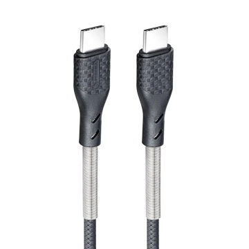 Kabel USB-C – USB-C 100W Forcell F-Energy Carbon 1 m CB-04C czarny