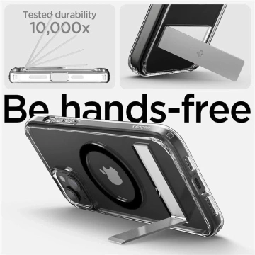Spigen Ultra Hybrid S MagSafe Hülle mit Ständer für iPhone 15 – Schwarz