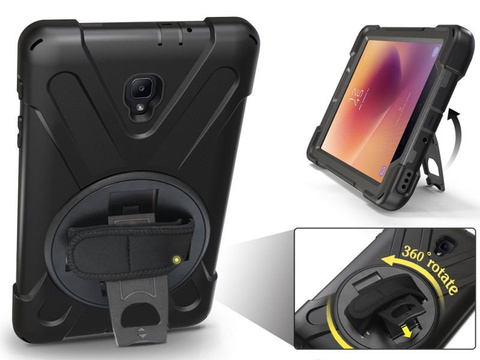 Etui Alogy Pirate Armor do Samsung Galaxy Tab A 8.0 T380/T385 z rzepem 