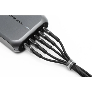 Kabel USB-C zu Lightning 27W 1,2m Nylon Forcell Aluminium iPhone iPad