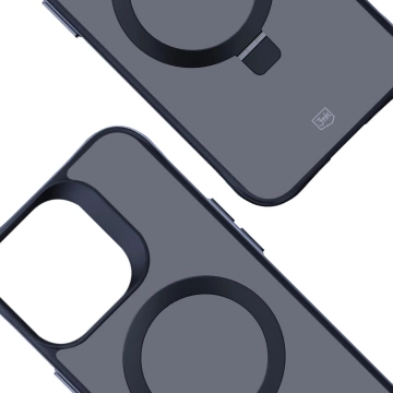 Etui 3MK Smoke Case Apple iPhone do 14 Pro Max MagSafe & Stand Czarne