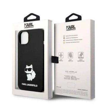Etui Karl Lagerfeld KLHCP14MSNCHBCK für iPhone 14 Plus 6,7" Hardcase Silikon Choupette