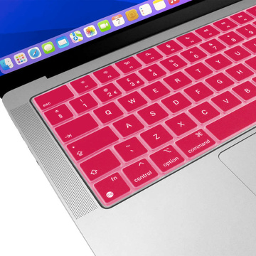 Nakładka ochronna Alogy silikonowa na klawiaturę do Apple Macbook Pro 14/16 M1 2021 Różowa