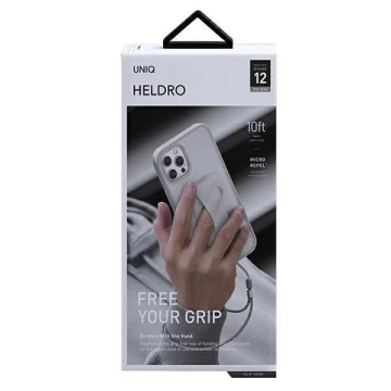 UNIQ-Hülle Heldro iPhone 12 Pro Max 6,7 "weiß / Naturfrost Antimikrobiell