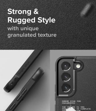 Ringke Onyx Design wytrzymałe etui pokrowiec Samsung Galaxy S22+ (S22 Plus) czarny (Graffiti)