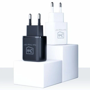 Ładowarka sieciowa 3mk HyperCharger 20W 1xUSB-C + 1xUSB-A  PD/QC Czarny
