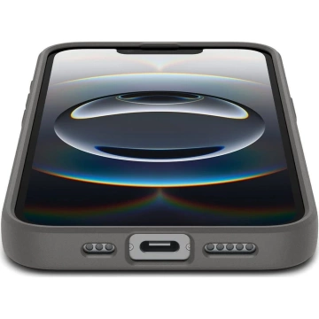 Spigen Liquid Air Hülle für iPhone 16E Marble Gray TPU mit Air Cushion