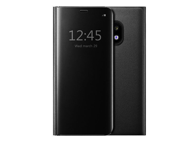 Etui Clear View cover Samsung Galaxy J7 2017 Czarne