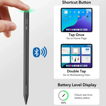 Rysik ESR Geo Digital Stylus do iPad z Apple Find My Czarny