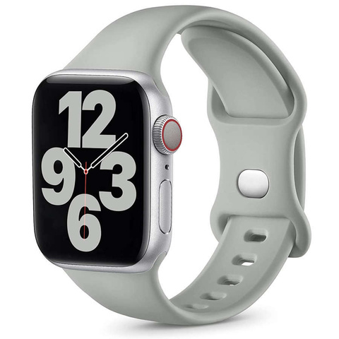 Sportowy pasek Alogy gumowy do Apple Watch 42/44/45/49mm Szary