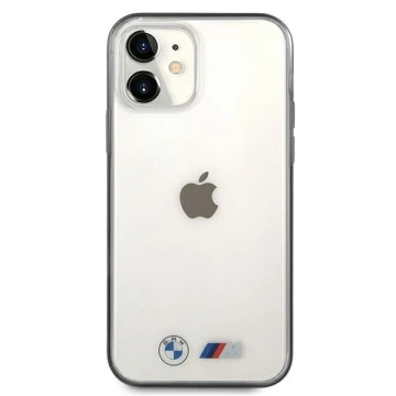 Etui na telefon BMW BMHCP12SMBTOK do Apple iPhone 12 Mini 5,4" transparent hardcase Sandblast