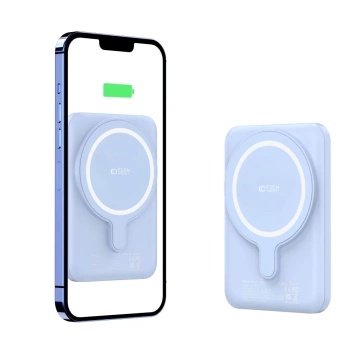 LifeMag Powerbank PB10 mit MagSafe 5000mAh Blau