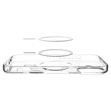 Etui do iPhone 17 Spigen Ultra Hybrid Mag MagSafe Clear/Graphite